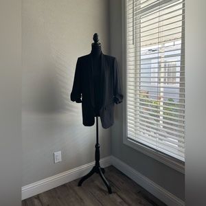 Blazer with rolled-up sleeve